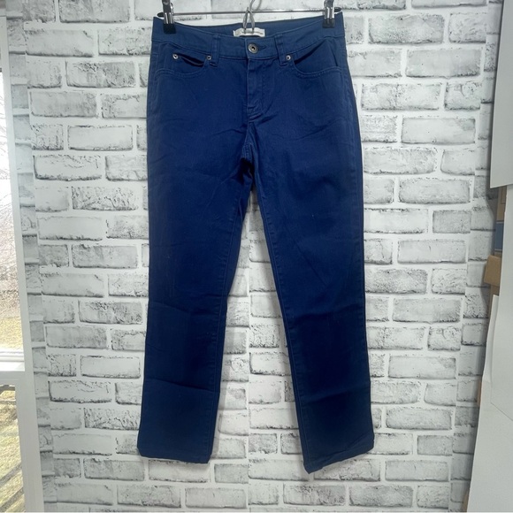 UK Style French Connection Blue Mast Mid Rise Ankle Pants 2 - Picture 1 of 5